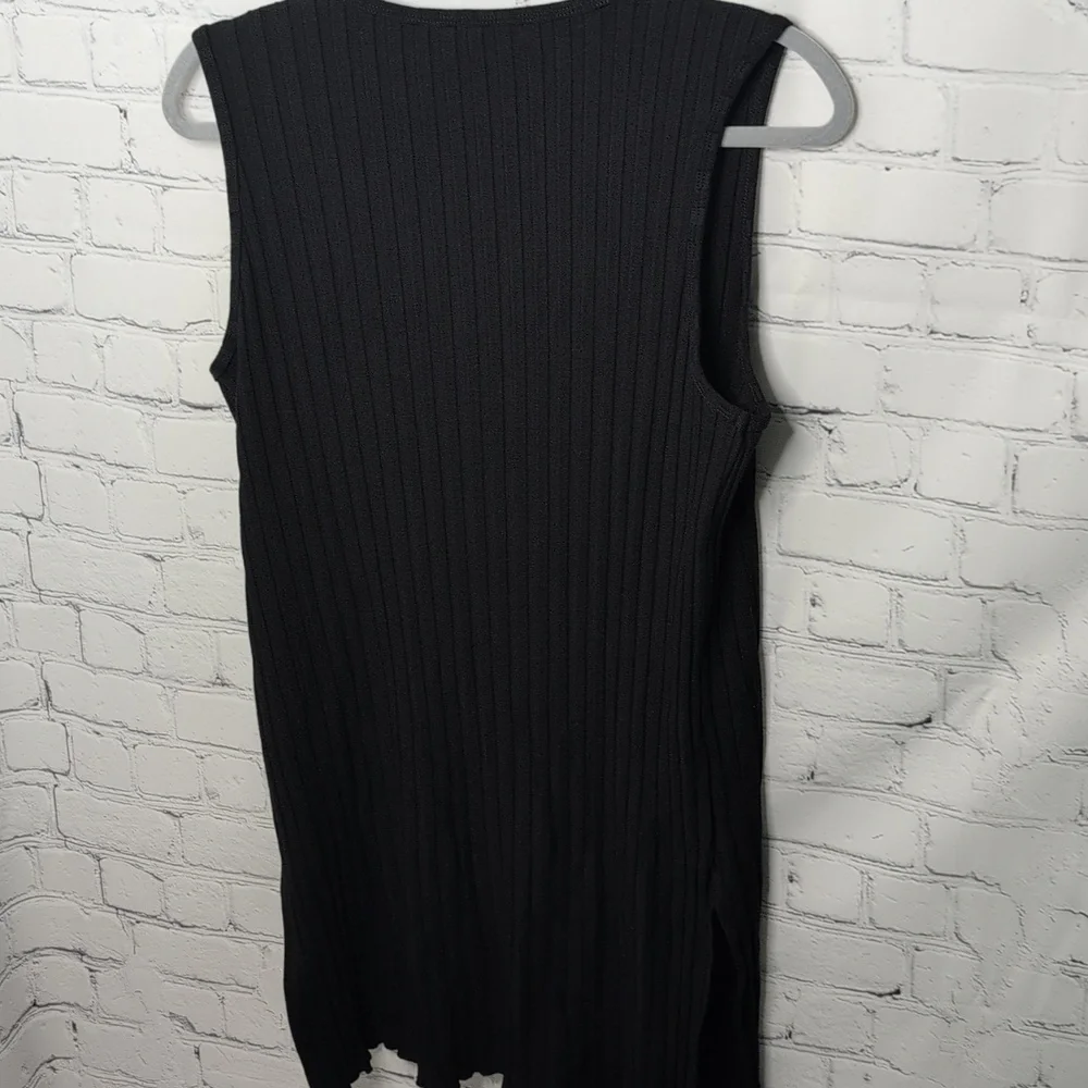 Simon Miller Aukai Rib-knit Sleeveless Tunic Top - Picture 4 of 7